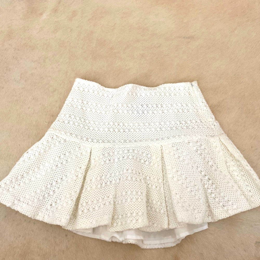 NWT Derek Lam 10 Crosby White Skirt